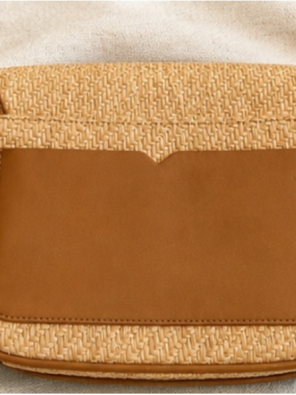 New Boden Straw crossbody Bag in Light Brown - Picture 3 of 3
